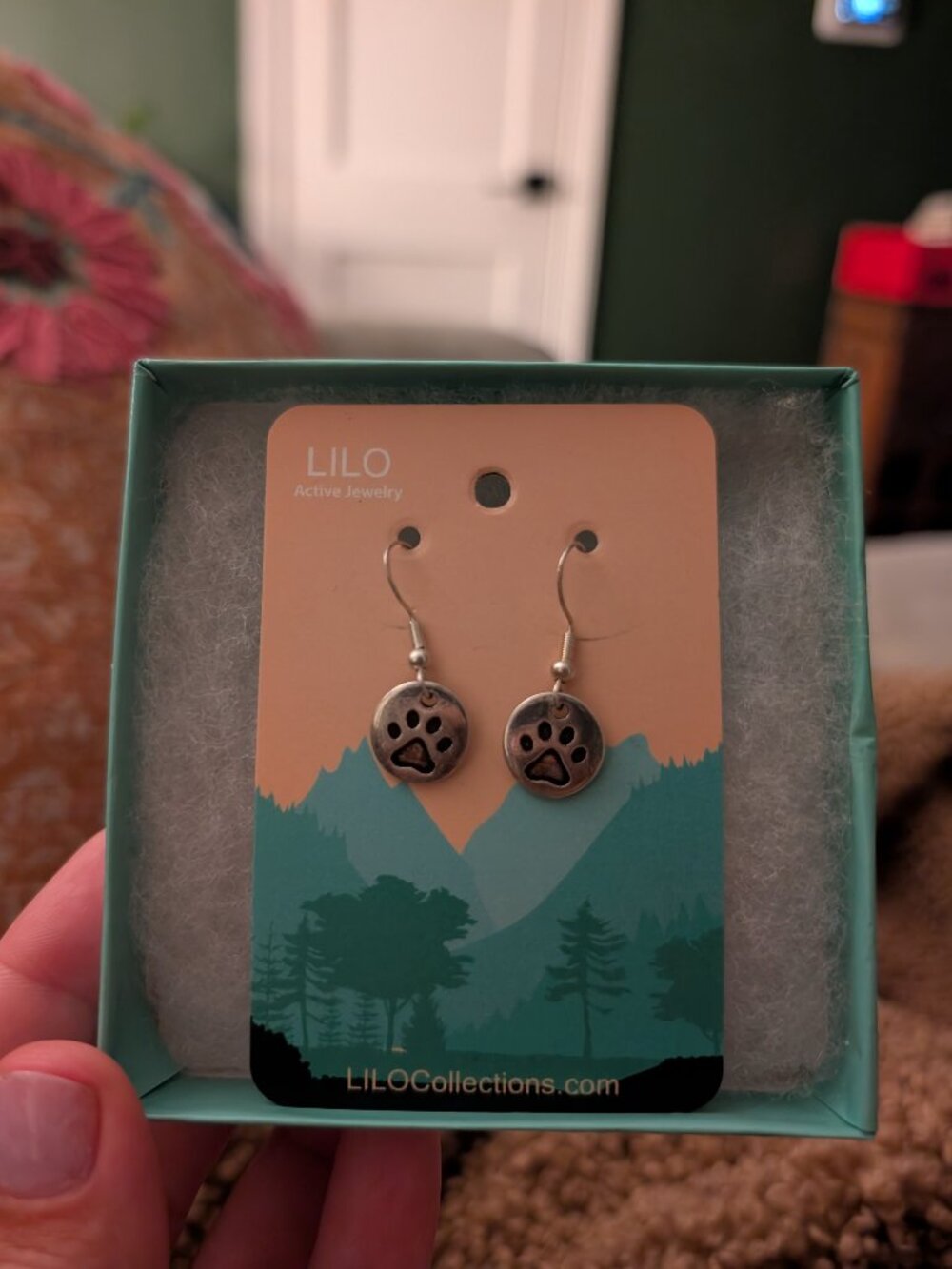Paw Print earrings